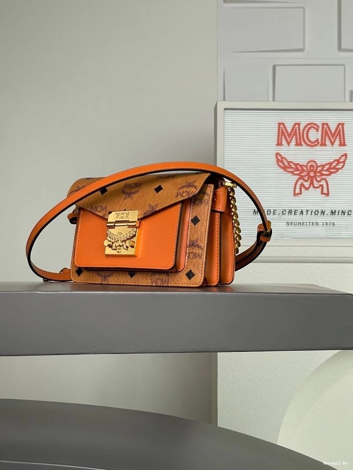 Bags 63749 SmoothTexture MCM Satchel 0705